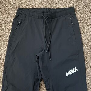 Hoka Black Athletic Pants